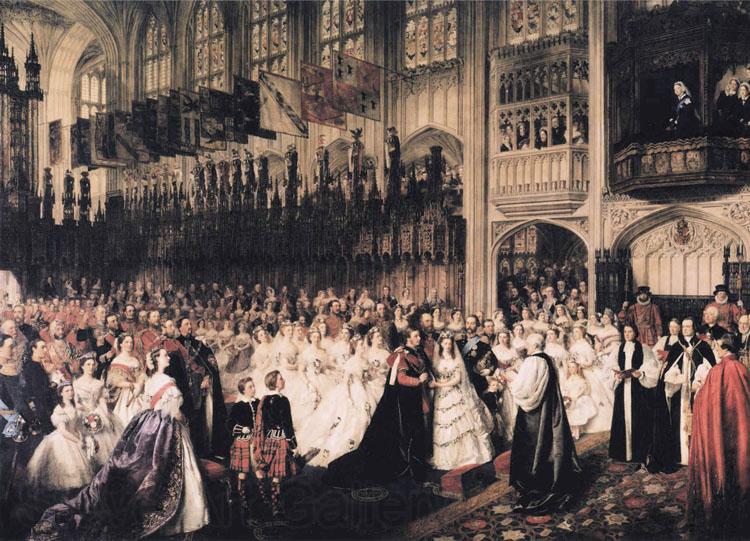 William Powell  Frith The Marriage of The Prince of Wales (mk25) Germany oil painting art